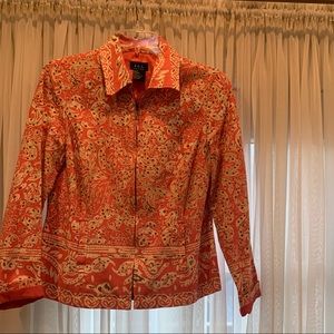 Colorful Waist Length Blazer